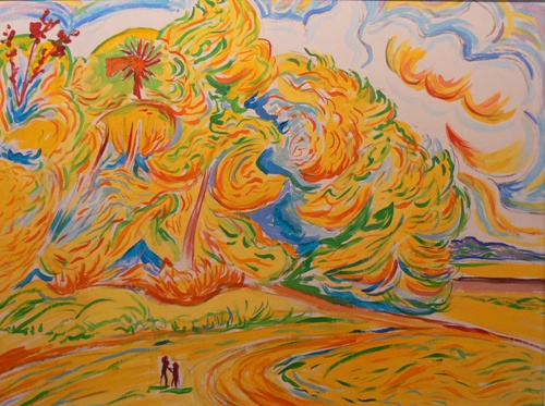 Hot Missouri Day by Joe Tonnar Oil
