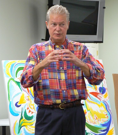 Tonnar at Art Talk presention 2008