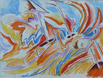 Autumn 18 x 24 Soft pastel on paper