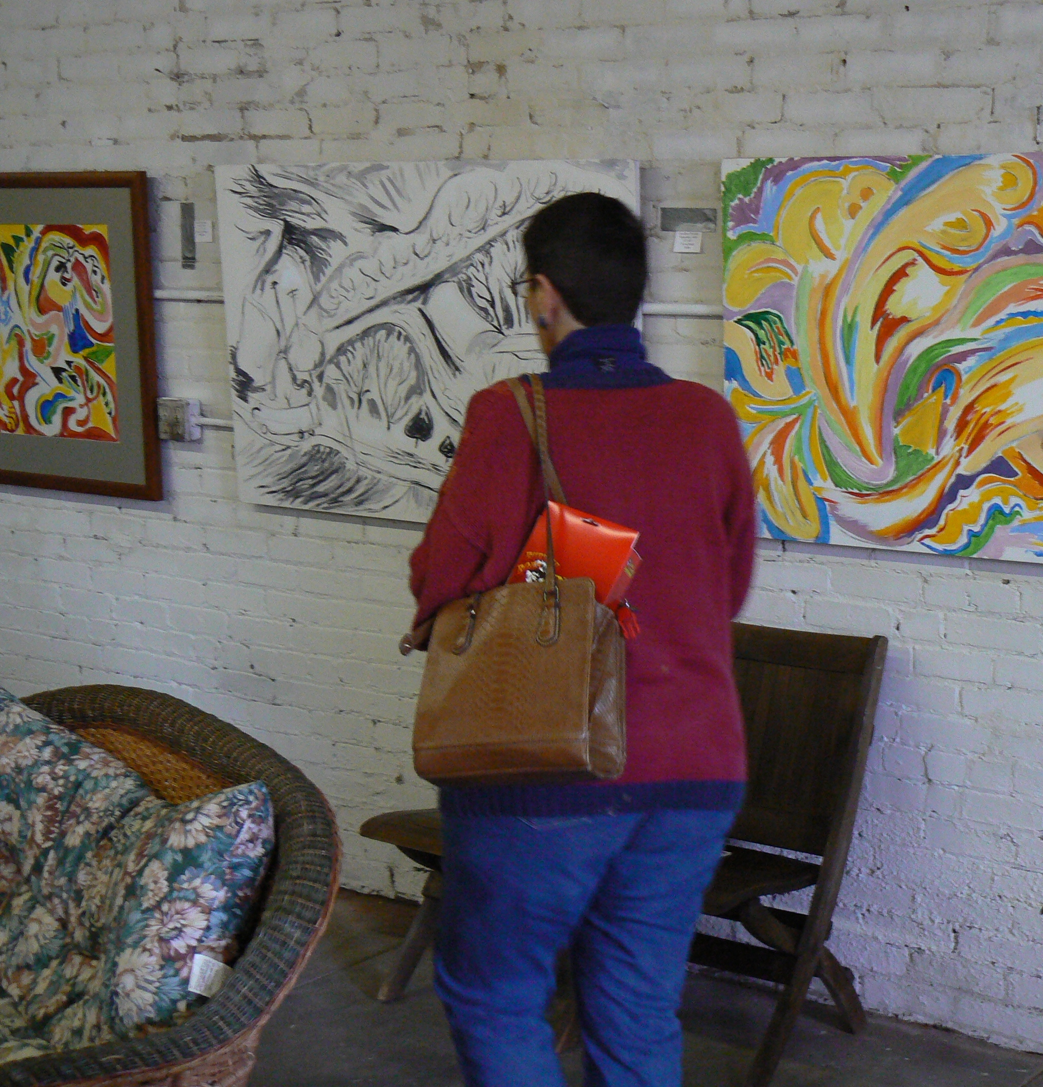 Tonnar wall at Whimsy Gallery